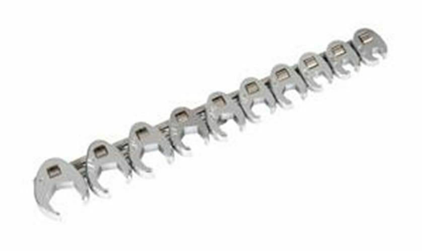 TITAN 10 Piece 3/8" Dr SAE Flare NutCrowsfoot Wrench Set TN17296