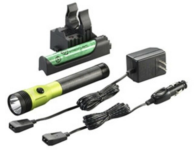 STREAMLIGHT Lime DS Stinger LED HL AC/DCwith Piggyback Charger 640 Lum SG75488