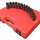 SUNEX TOOL 13 Piece 3/8 Drive 12 PointFlex Impact Socket Set Metric SU3691