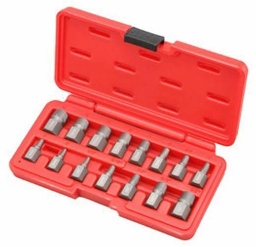 CIRCLE 9 TOOLS 15-PC Metric & SAE ScrewExtractor Set NN90372