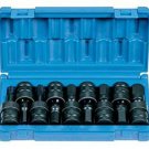 GREY PNEUMATIC 9 Piece Metric Universal HexDriver Impact Set GY1499UMH