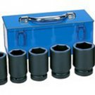 GREY PNEUMATIC 1" Drive 9 Piece LargeTruck/OTR Set GY9161D