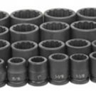 GREY PNEUMATIC 3/4" Drive 12 Point 29 PieceFractional Master Set GY8129