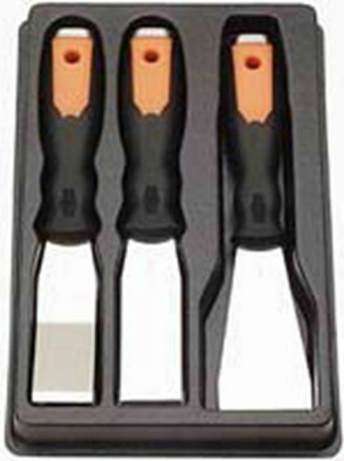 VIM TOOLS 3 Piece Stainless SteelScraper Set VMSS7000