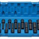 GREY PNEUMATIC 1/4" Surface Drive 12 Pc. DeepUniv Metric Set GY9712UMD