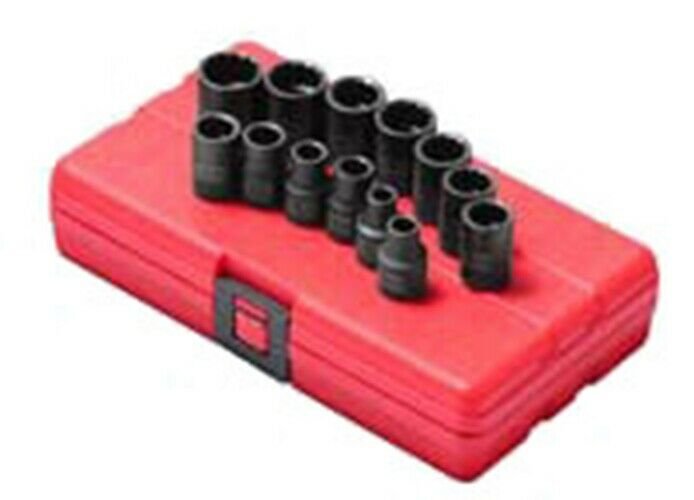 SUNEX TOOL 13 Piece 7-19MM 12 Point Set3/8" Drive SU3675