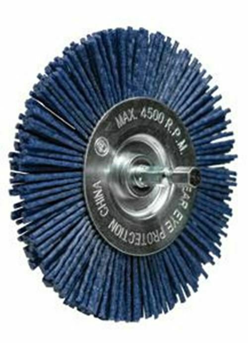 CENTURY DRILL & TOOL 4" Radial Fine Nylon Wheel HexShank CY77443