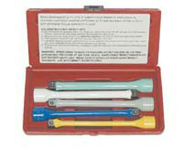 LOCK TECHNOLOGY 5 Piece Torque Extension Set1/2" Drive Sweedish Steel LT1460