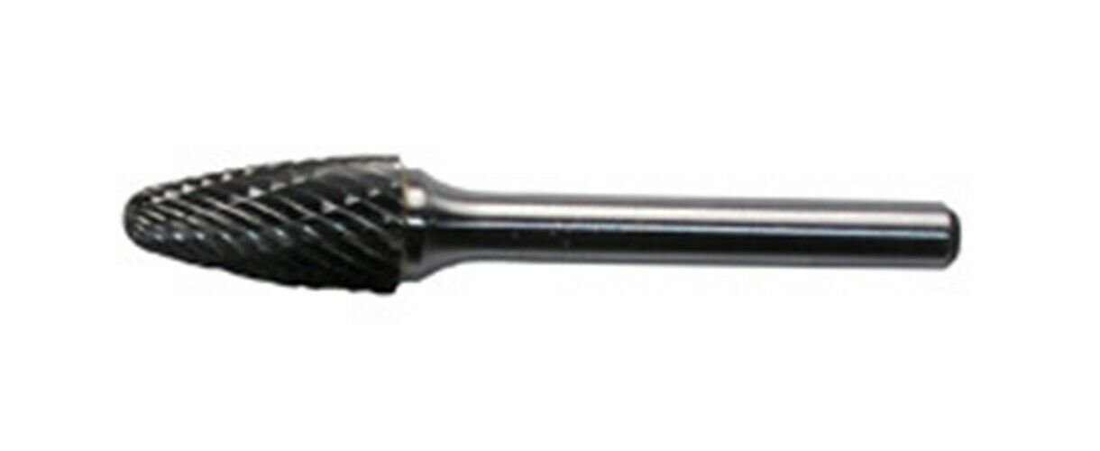 SHARK INDUSTRIES LTD Tree Shape Radius Bur- BrazedHead 1/2"x1"x2 3/4"  Double SR