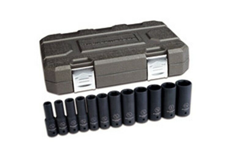 GEARWRENCH 12 PC. 1/2" Drive 6 Point SAEDeep Impact Socket Set KD84942N
