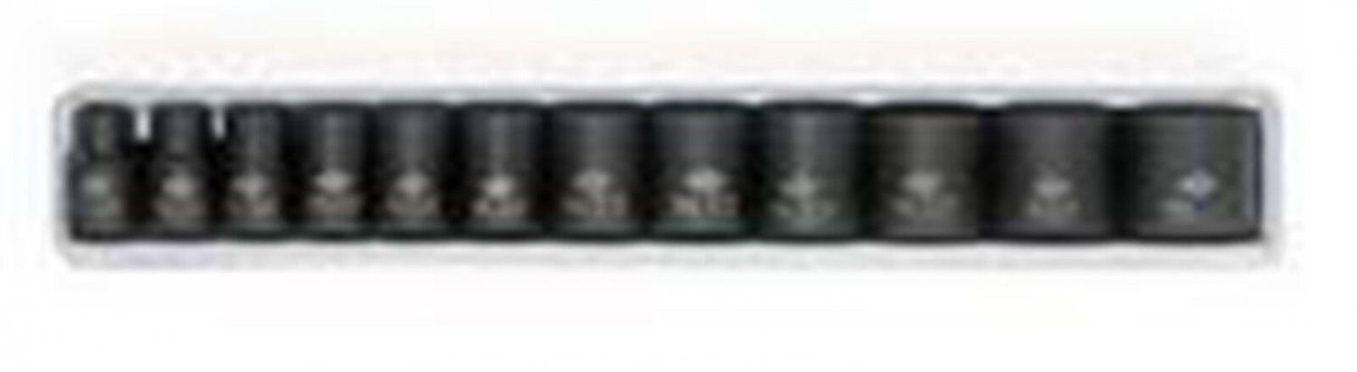 SUNEX TOOL 12 Piece 3/8" Drive SAE SocketSet 5/16" - 1" Shallow SU3360