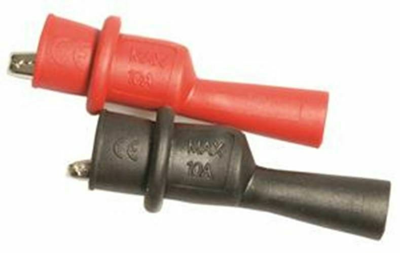 ELECTRONIC SPECIALTIES Push on Alligator Clips - Setof red/black EL180-1