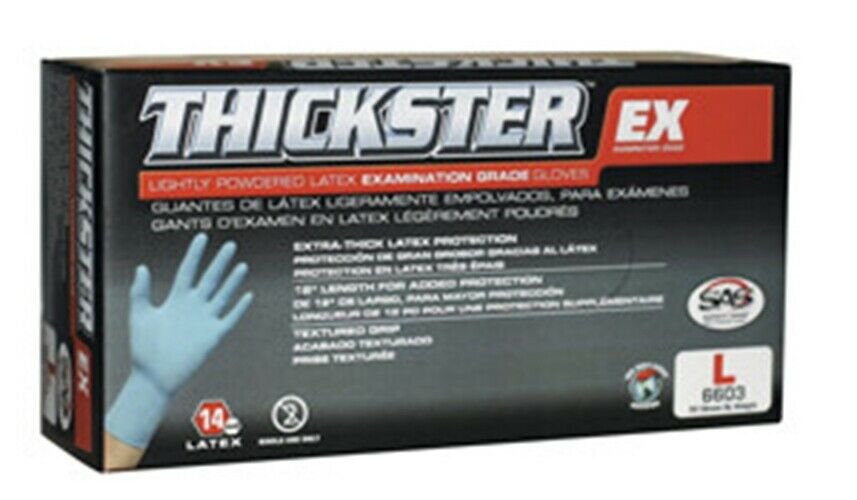 SAS SAFETY CORP Thickster Textured Blue X-Large Gloves SS6604