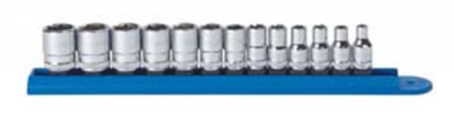 GEARWRENCH 13 Piece 1/4 Drive 6 PointStandard Socket Set KD80302