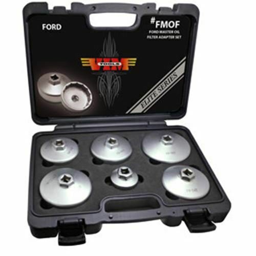 VIM TOOLS Ford HD 6 Pc Oil FilterAdapter Set VMFMOF