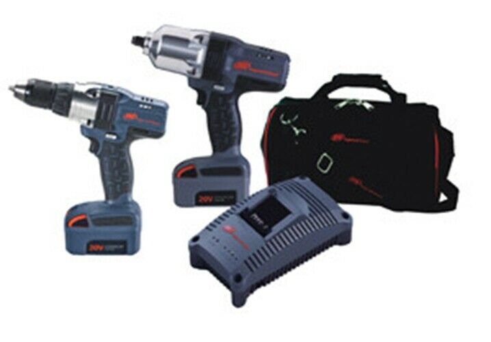 INGERSOLL RAND IQV20 High Power Impact &Drill Combo Kit IRIQV20-204