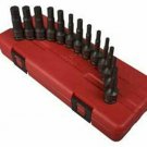SUNEX  TOOL 13Pc 3/8" Dr Fractional &Metric Hex Impact Driver Set SU3649
