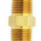 MILTON 1/4 x 1/4NPT Male Brass HexNipple MI646S