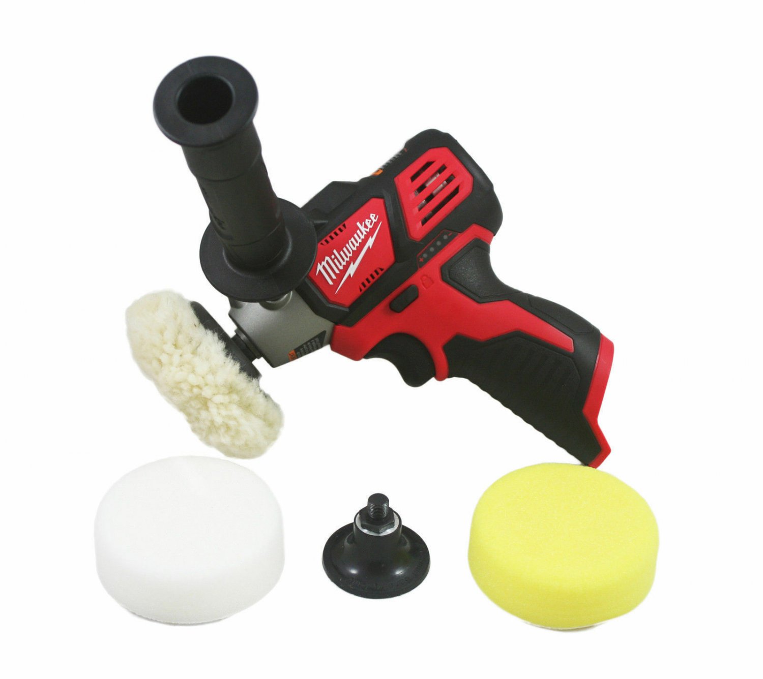Milwaukee 2438-20 M12 3" Variable Speed Polisher Sander Bare Tool W/ Accessories