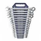 GearWrench 9416 16 Piece Metric Master Combination Ratcheting Wrench Set