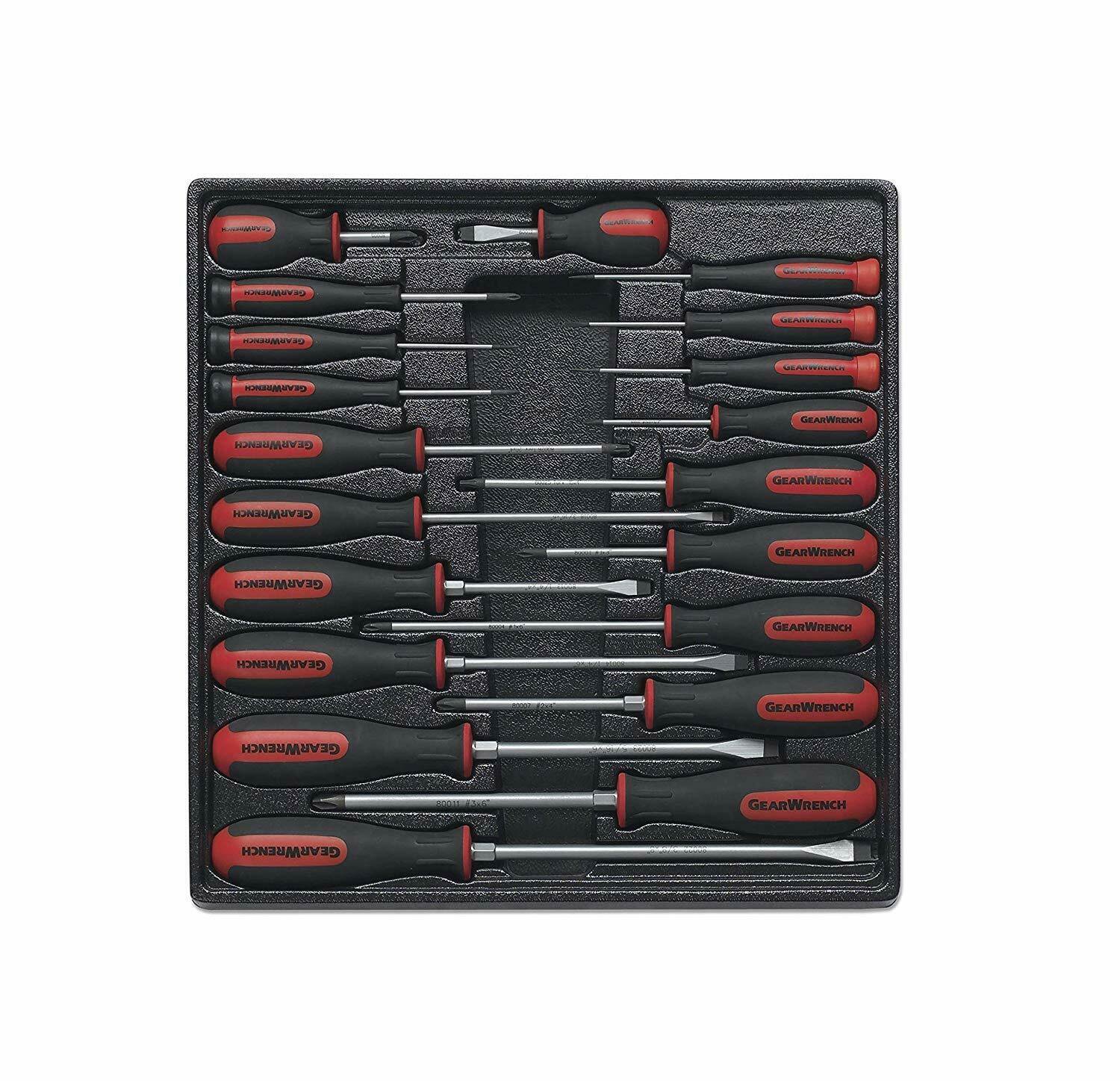 GearWrench 80066 Master Set Screwdriver Kit Standard Phillips and Torx 20 Piece