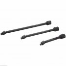 Steelman 79989 1/2" to 3/8" Socket Swivel Head Extension Kit 6" 9" 12"