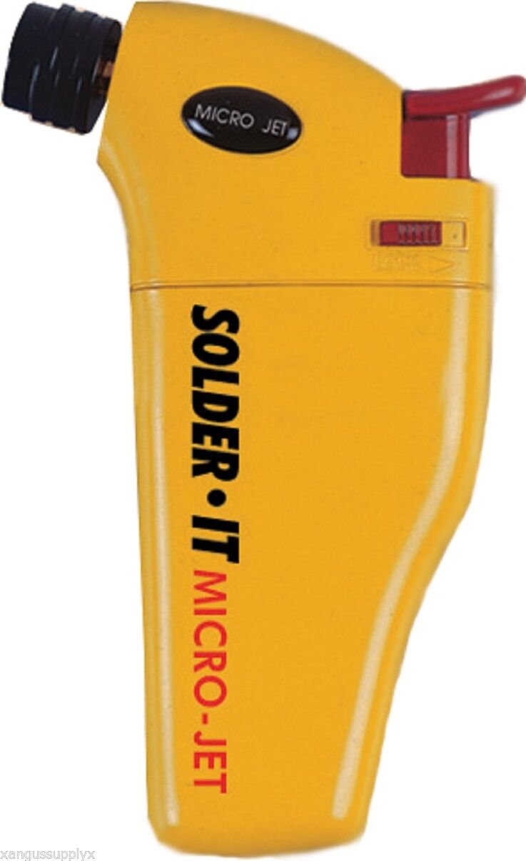 Solder It MJ-300 Original Butane Micro Jet Auto Ignite Windproof Torch