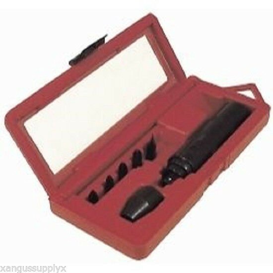 Lisle 1/2" Drive Hand Held Impact Screw Driver With Bits and Case NEW!