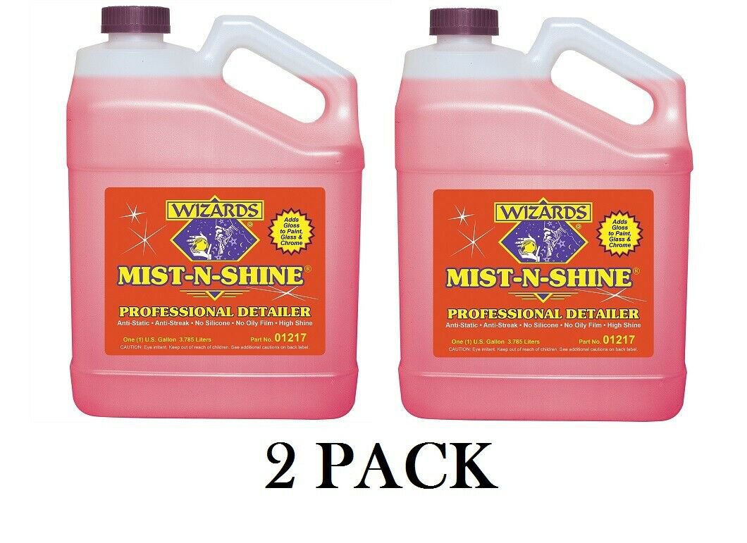 Wizards 01217 Mist-N-Shine Detailer Mist and Shine 1 GALLON - 2 PACK