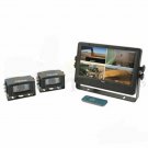 CabCAM CCT9M2CQ Quad Video System 2 Cameras LCD Monitor 9" Touch Screen