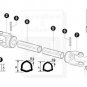 Bush Hog Finish Mowers PTO Shaft ATH600 ATH720 ATH900