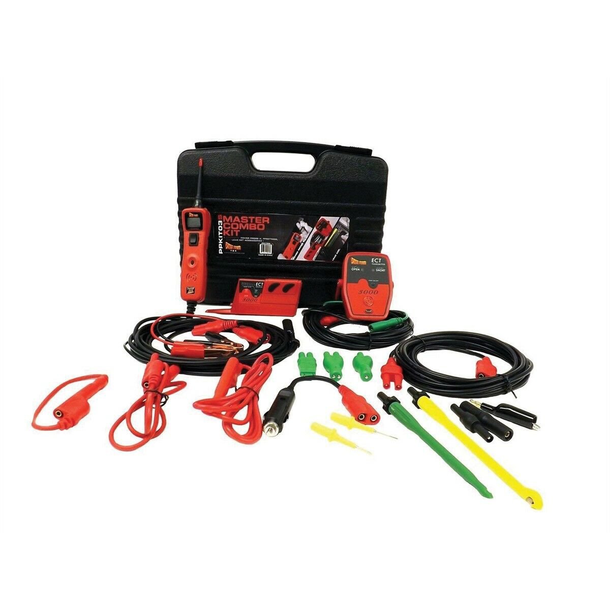 Power Probe 3 Master Test Kit with gold leads & short Fualt finder tester meter