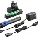 Streamlight 75476 Blue Stinger LED Rechargeable Flashlight w/ Piggyback Charger