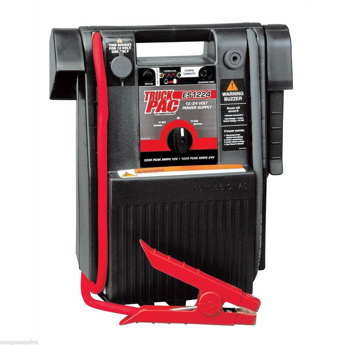 Heavy Duty Truck Battery Booster Pac Jump Starter Pack Box 12v / 24v 3200 amps
