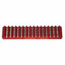 Red Magnetic Screwdriver Holder Organizer for Tool Box or Tool Cart