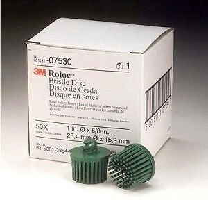 Scotch-Brite Roloc Bristle Disc 3M 07530 1" grade 50