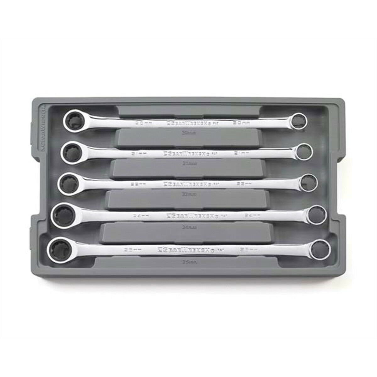 GearWrench 85987 Metric Double Box Ratcheting Wrench ADD ON Set 20mm - 25mm