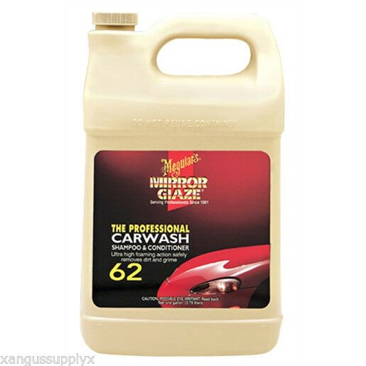 Meguiars 62 Professional Carwash Soap Shampoo & Conditioner 1 Gallon  M6201