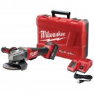 Milwaukee 2780-21 Angle Grinder M18 FUEL Kit With 5.0 Battery Case and Charger
