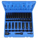 Grey Pneumatic 1643RD 3/8" Drive Standard and Deep Length Impact Socket Set
