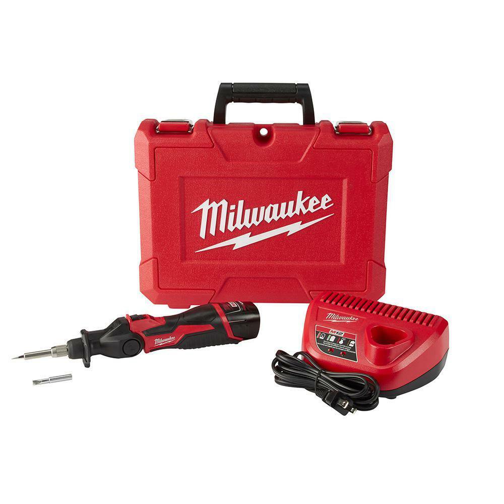 Milwaukee 2488-21 12 Volt M12 Cordless Solder Soldering Iron With Battery