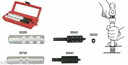 Valve Keeper Remover Removal Installer Install Tool Kit 4.5-7Mm