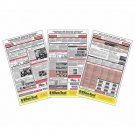 OSHA poster kit for tire safety Mount / Demount Instruction Charts for Tire Shop
