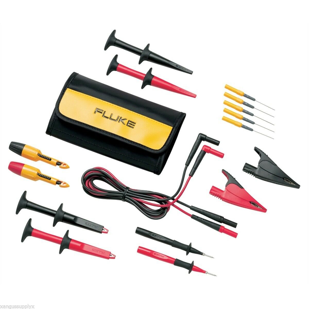 FLUKE TLK282 Sure Grip Automotive Test Lead Back Probe Alligator Clip Set Kit