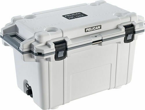 Pelican Extreme Elite Outdoor Cooler Ice Chest Series 70qt 70 Quart - White