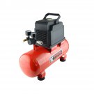 3 Gallon 1/3 Horsepower Horizontal Air Compressor Oil Free and Light Weight