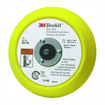 3M 5776 Hookit Disc Pad 6" Inch Round Back Up Pad 05776
