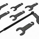 Lisle Pneumatic Fan Clutch Remover Removal tool Wrench Set Ford GM &Chrysler
