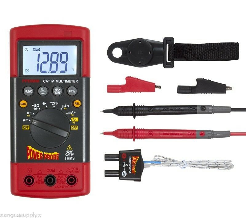 Power Probe Hybrid Digital Multimeter With CAT-III 1000V  CAT-IV 600V Test Leads