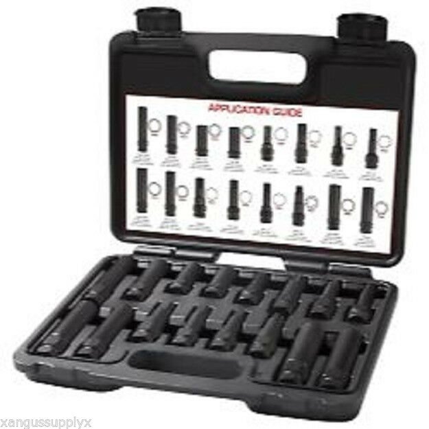 Steelman Universal Wheel Lock Locking Lug Master Key Socket Set Assortment